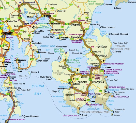 Tasman & Forestier Peninsula