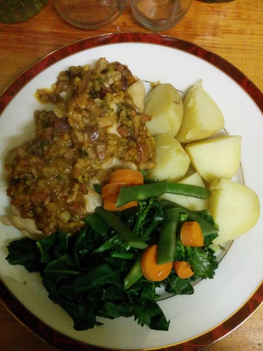 April 24 2014 Chicken with Chestnut Sauce